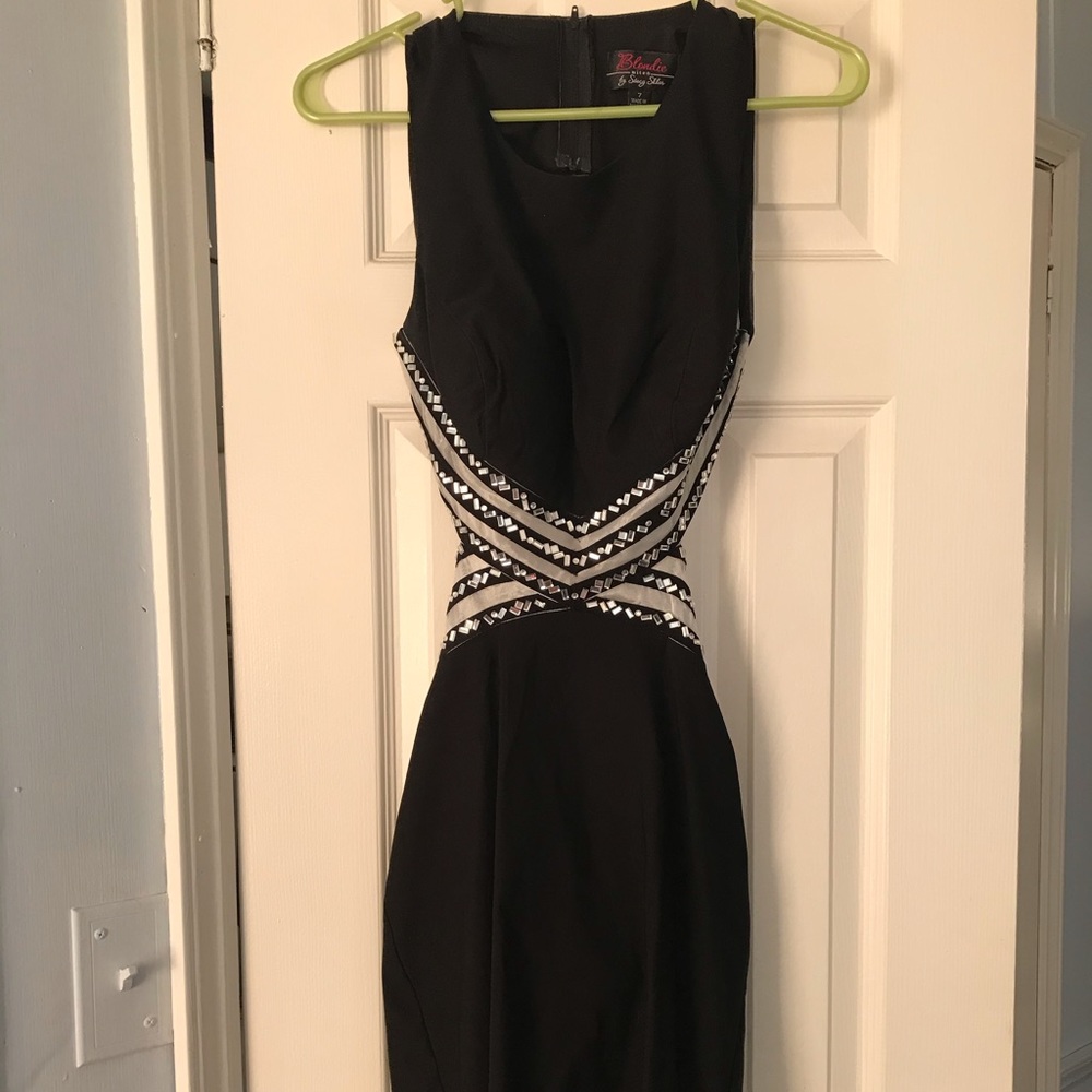 Blondie Nights dress black-rhinestone 7